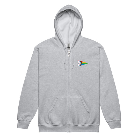 Unisex Zip Up Hoodie (Pride)